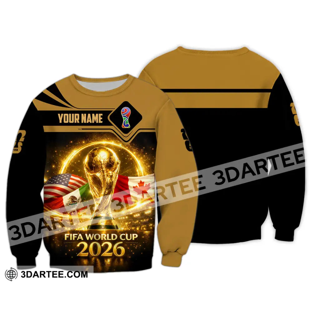 Unisex Shirt - Custom World Cup 2026 3D Shirt - Long Sleeve / S - T-shirt