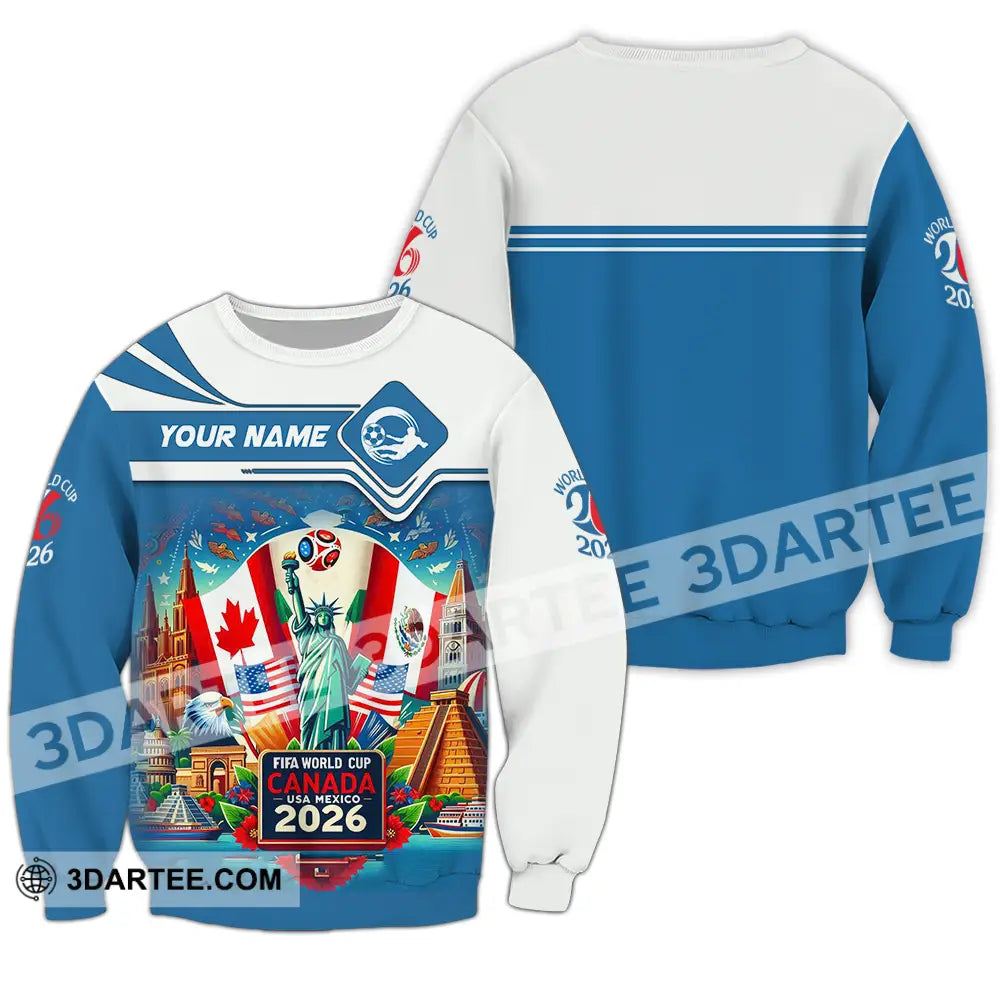 Unisex Shirt - Custom World Cup 2026 3D Shirt Long Sleeve / S T-shirt