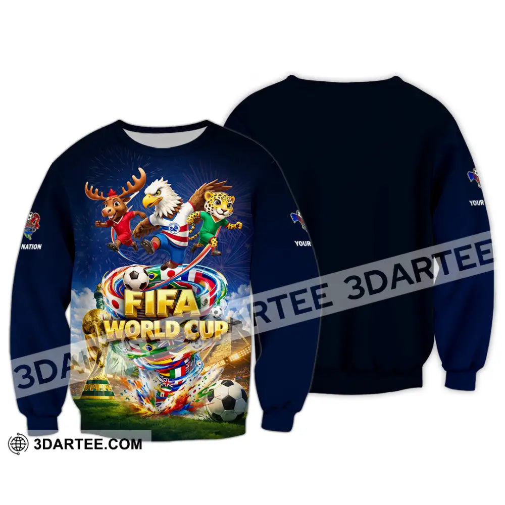Unisex Shirt - Custom World Cup 2026 3D Shirt Long Sleeve / S T-shirt