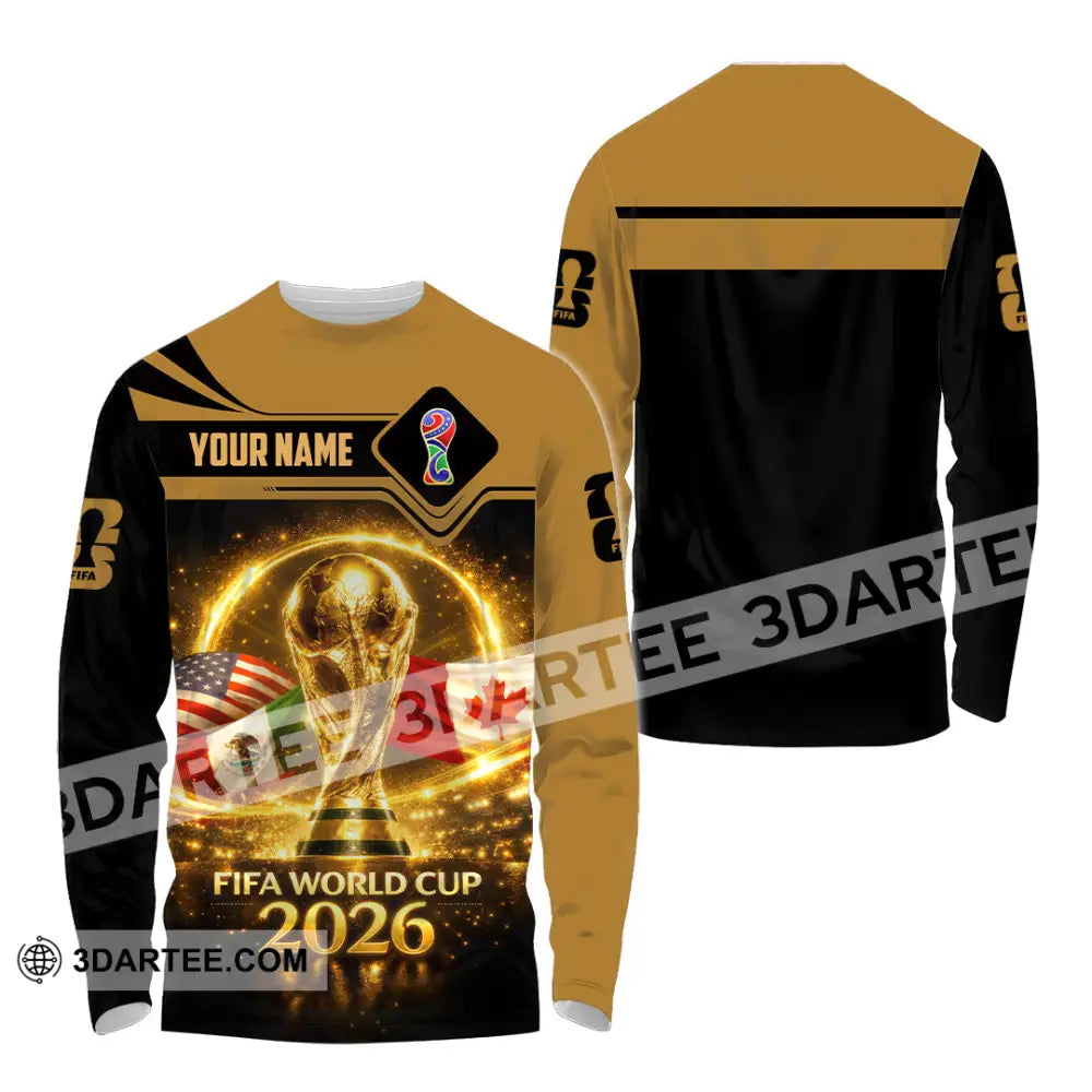 Unisex Shirt - Custom World Cup 2026 3D Shirt - Long Sleeve Shirt / S - T-shirt