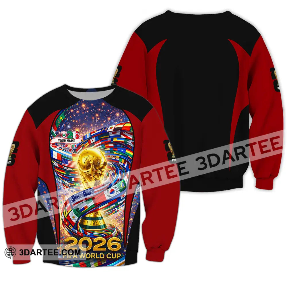 Unisex Shirt - Custom World Cup 2026 3D Shirt Long Sleeve / S T-shirt