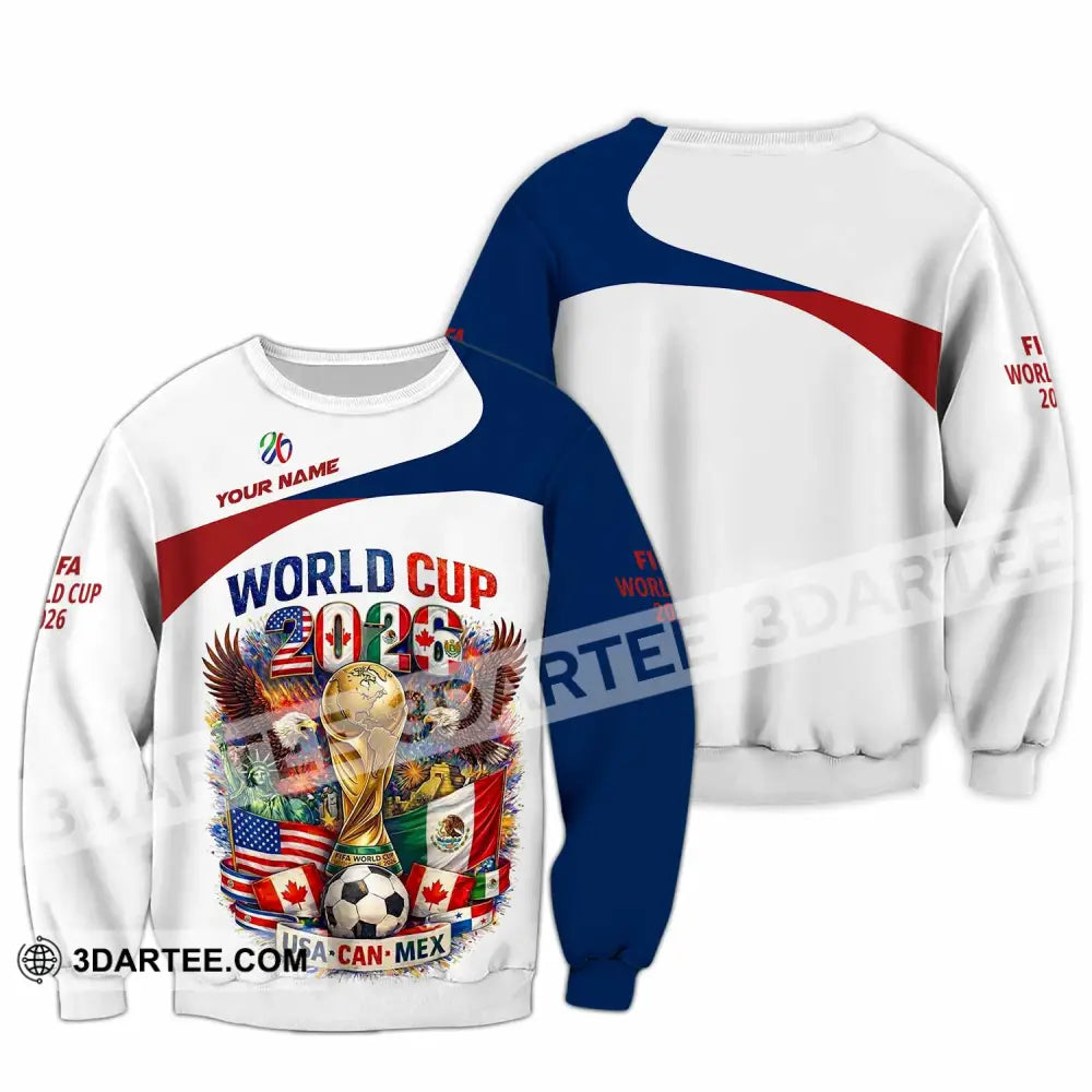 Unisex Shirt - Custom World Cup 2026 3D Shirt - Long Sleeve / S - T-shirt