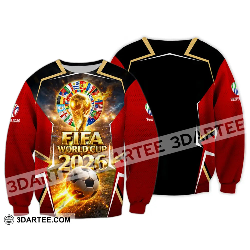 Unisex Shirt - Custom World Cup 2026 3D Shirt - Long Sleeve / S - T-shirt