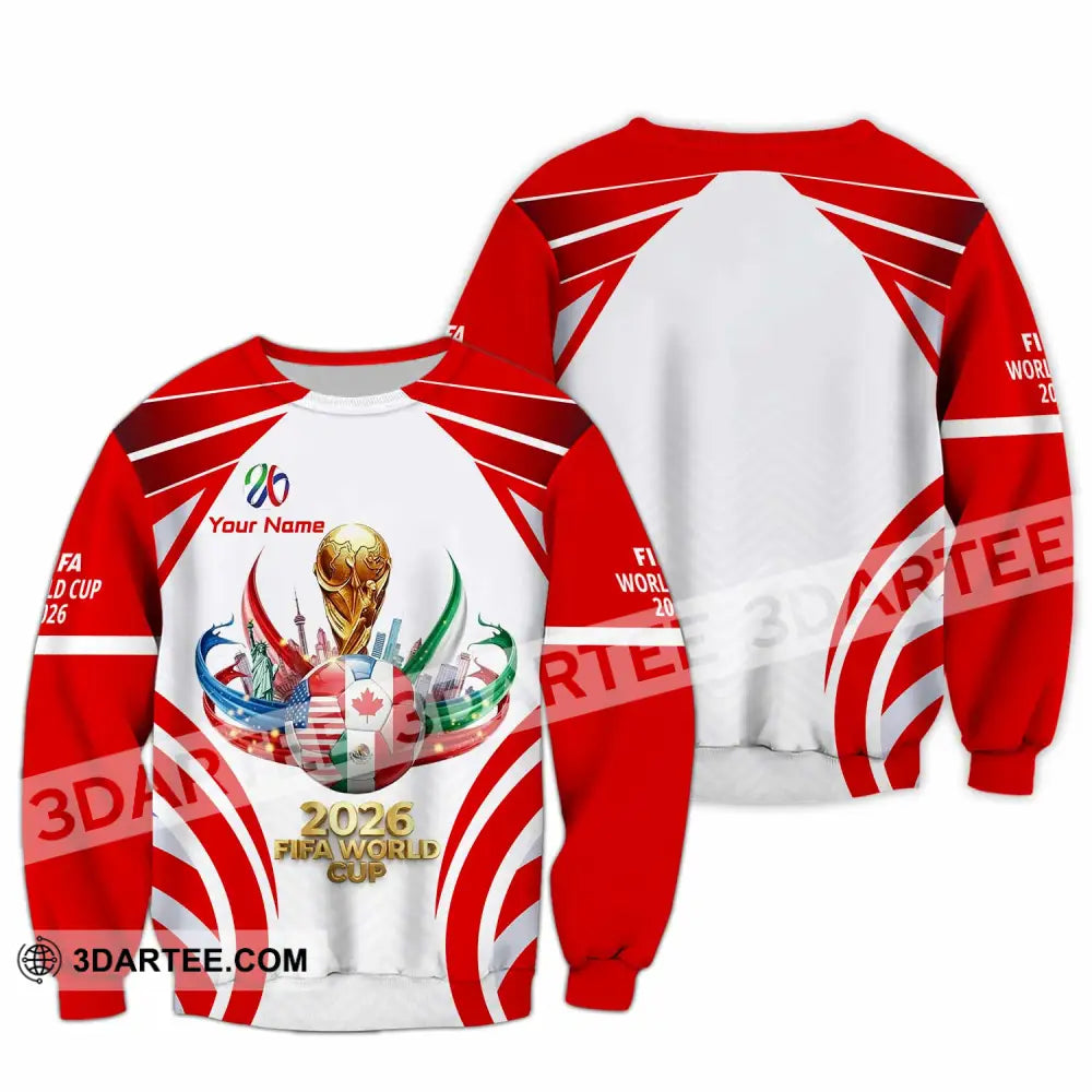 Unisex Shirt - Custom World Cup 2026 3D Shirt Long Sleeve / S T-shirt