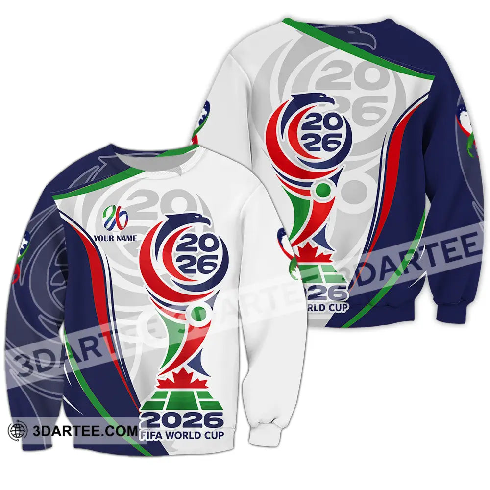 Unisex Shirt - Custom World Cup 2026 3D Shirt Long Sleeve / S T-shirt