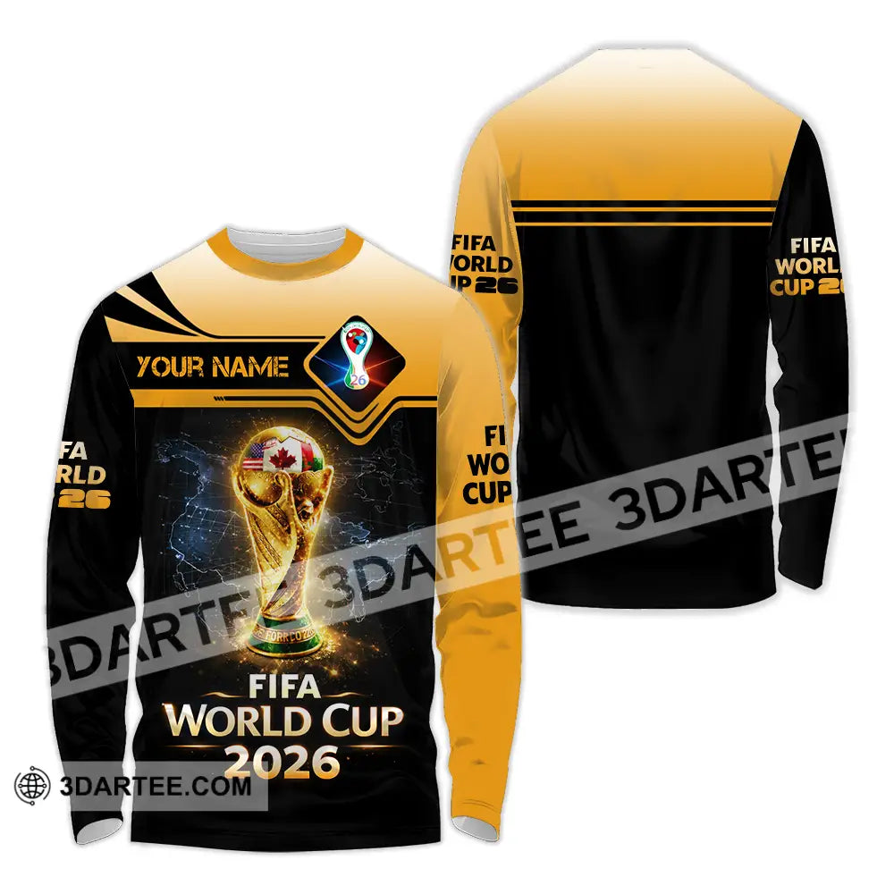 Unisex Shirt - Custom World Cup 2026 3D Shirt - Long Sleeve Shirt / S - T-shirt