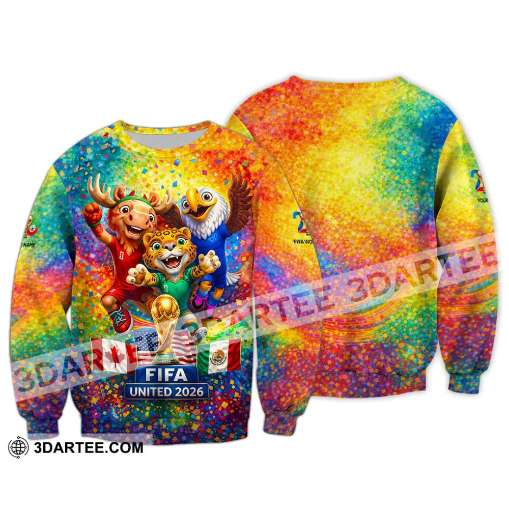 Unisex Shirt - Custom World Cup 2026 3D Shirt - Long Sleeve / S - T-shirt