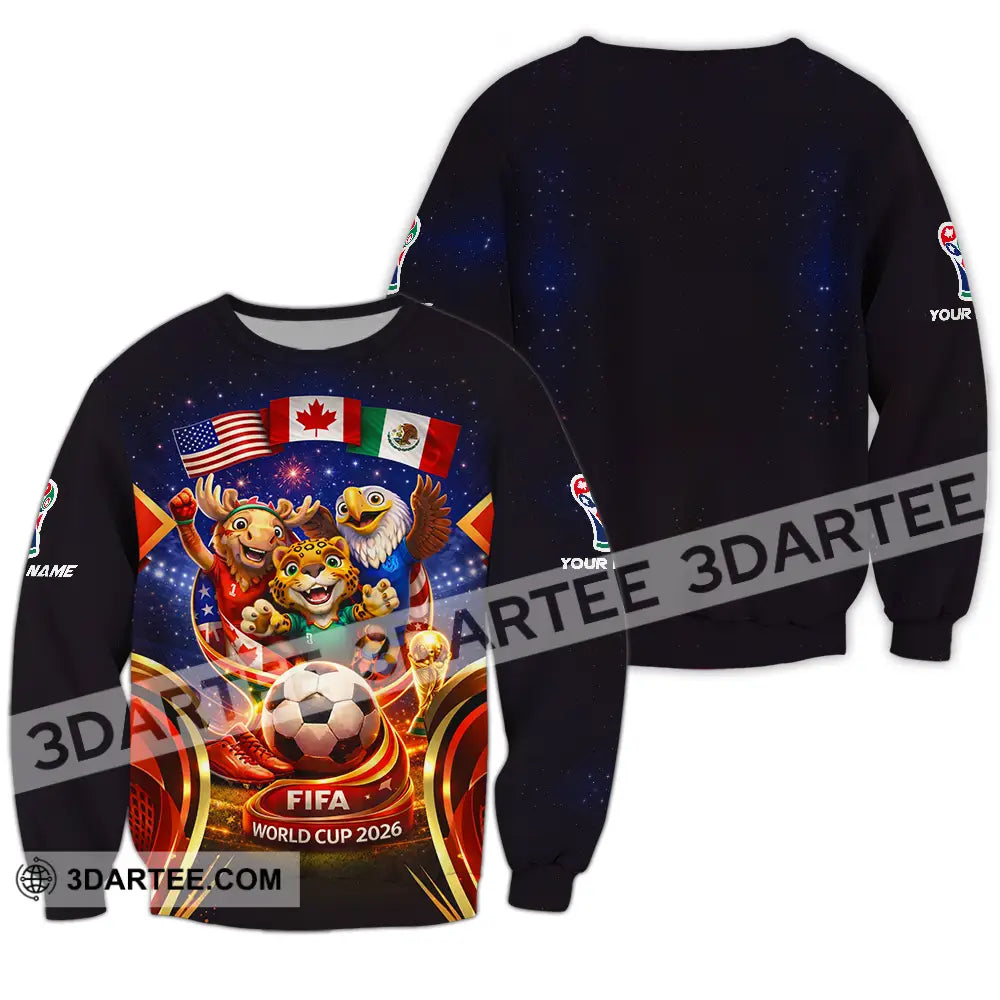 Unisex Shirt - Custom World Cup 2026 3D Shirt Long Sleeve / S T-shirt
