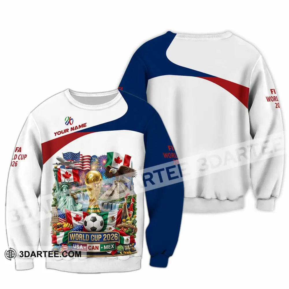 Unisex Shirt - Custom World Cup 2026 3D Shirt - Long Sleeve / S - T-shirt