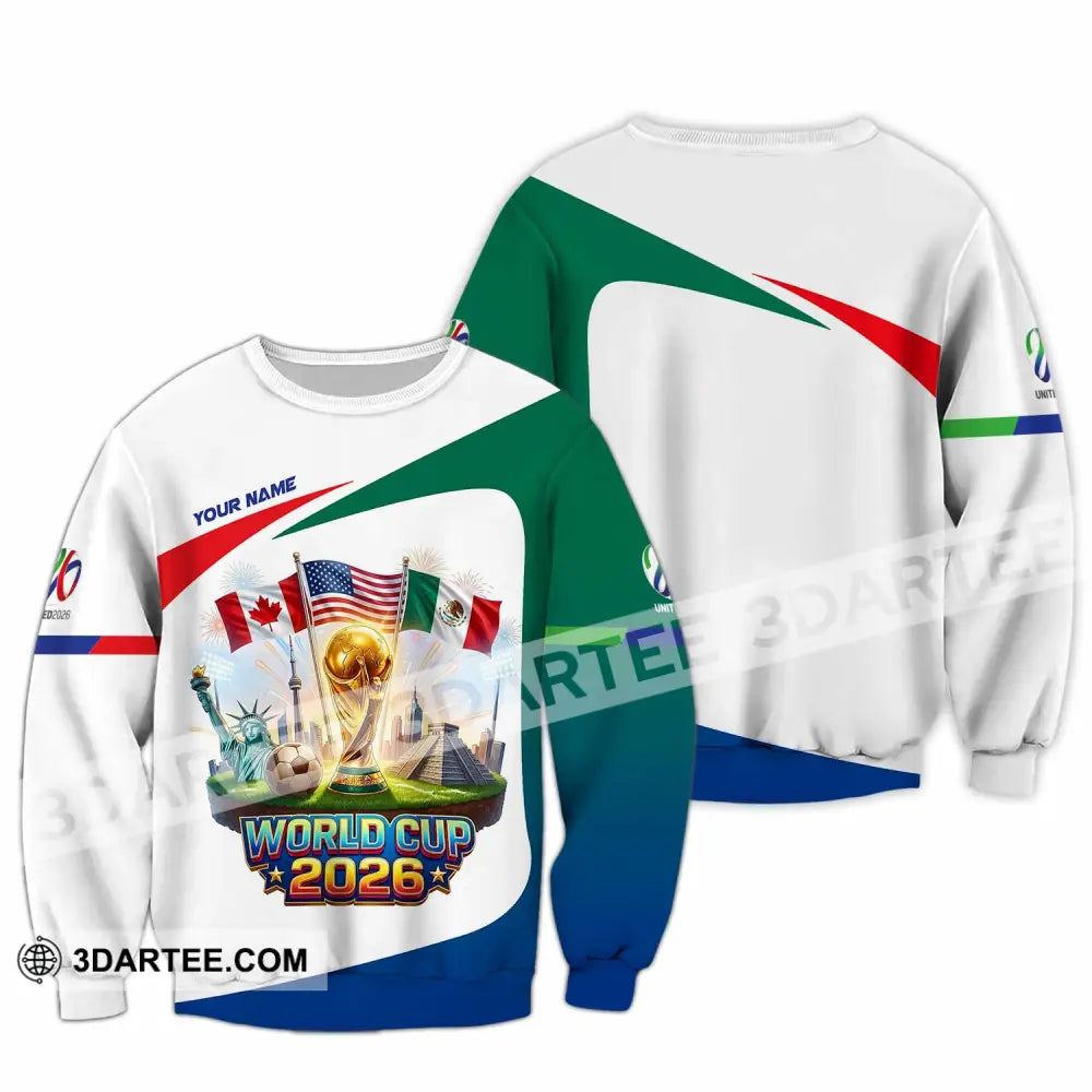 Unisex Shirt - Custom World Cup 2026 3D Shirt Long Sleeve / S T-shirt