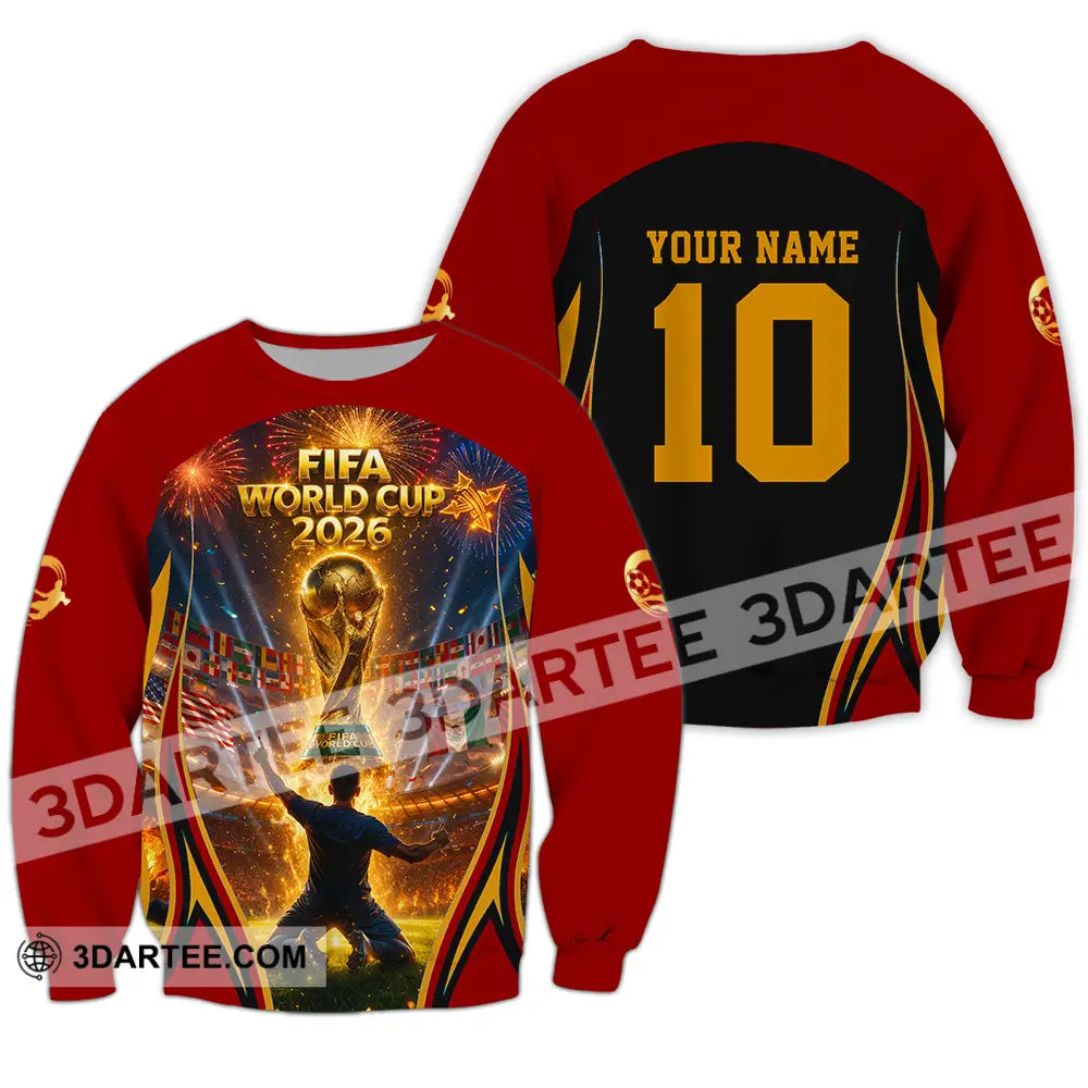 Unisex Shirt - Custom World Cup 2026 3D Shirt Long Sleeve / S T-shirt