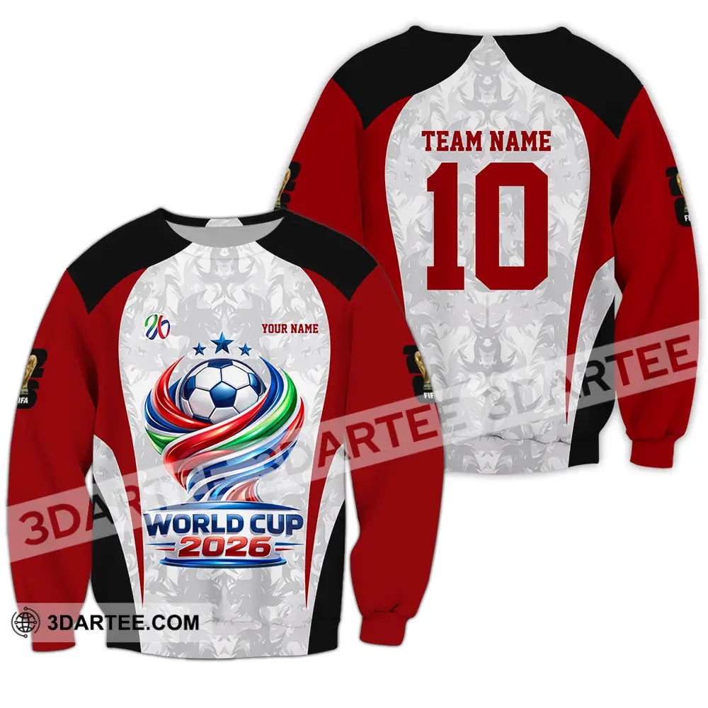 Unisex Shirt - Custom World Cup 2026 3D Shirt Long Sleeve / S T-shirt