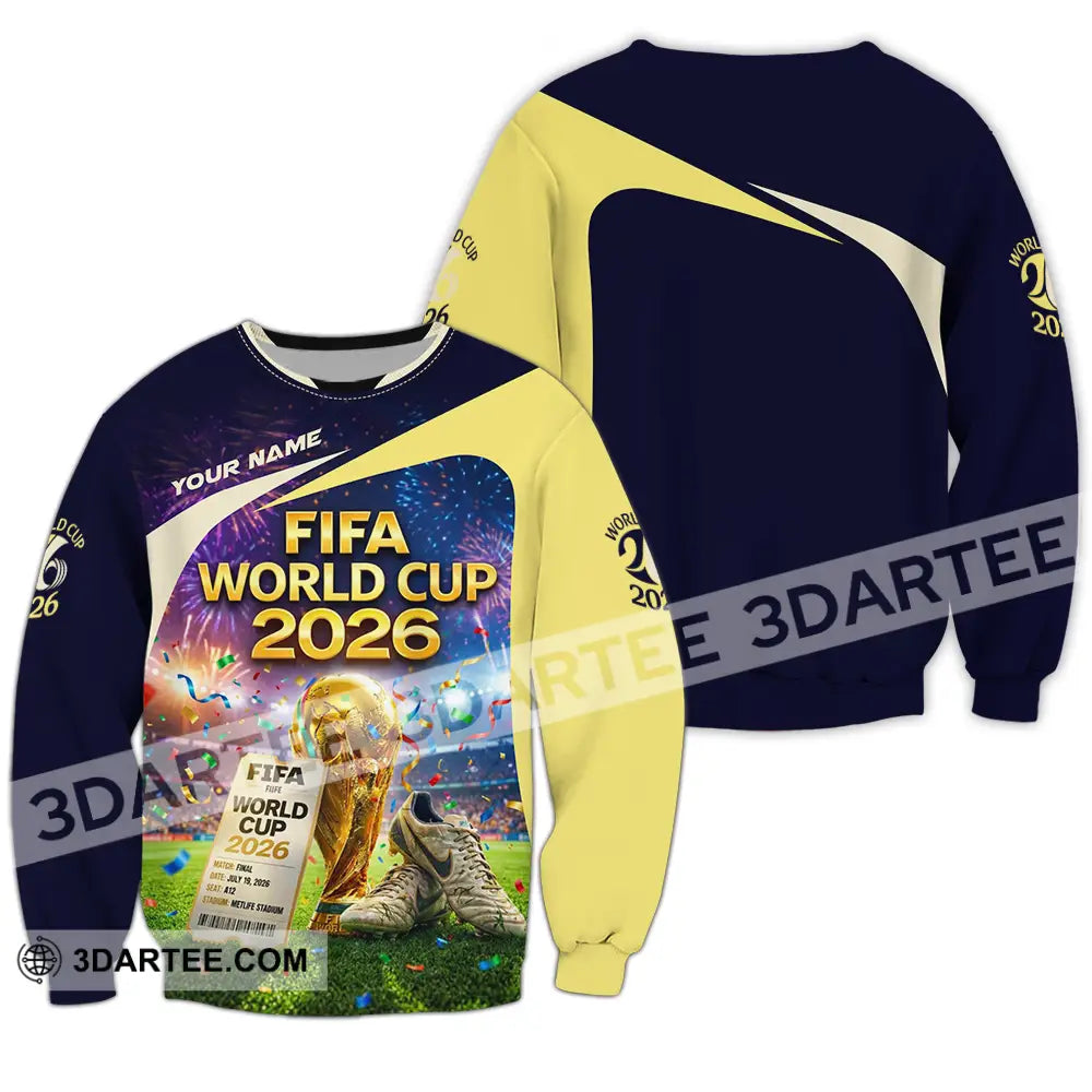 Unisex Shirt - Custom World Cup 2026 3D Shirt Long Sleeve / S T-shirt