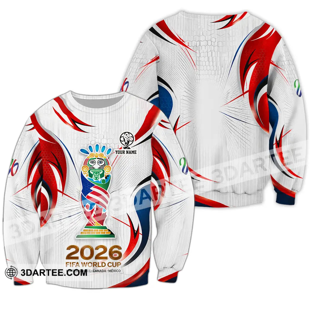 Unisex Shirt - Custom World Cup 2026 3D Shirt Long Sleeve / S T-shirt