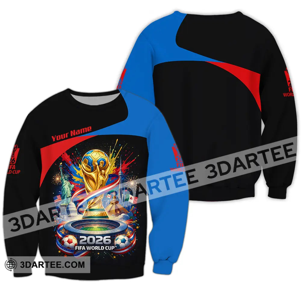 Unisex Shirt - Custom World Cup 2026 3D Shirt - Long Sleeve / S - T-shirt