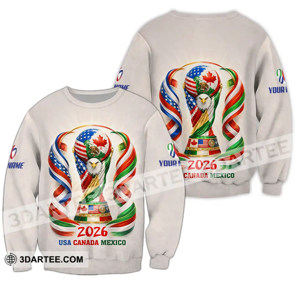 Unisex Shirt - Custom World Cup 2026 3D Shirt Long Sleeve / S T-shirt