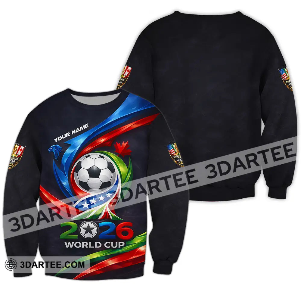Unisex Shirt - Custom 2026 World Cup 3D Shirt Long Sleeve / S T-shirt