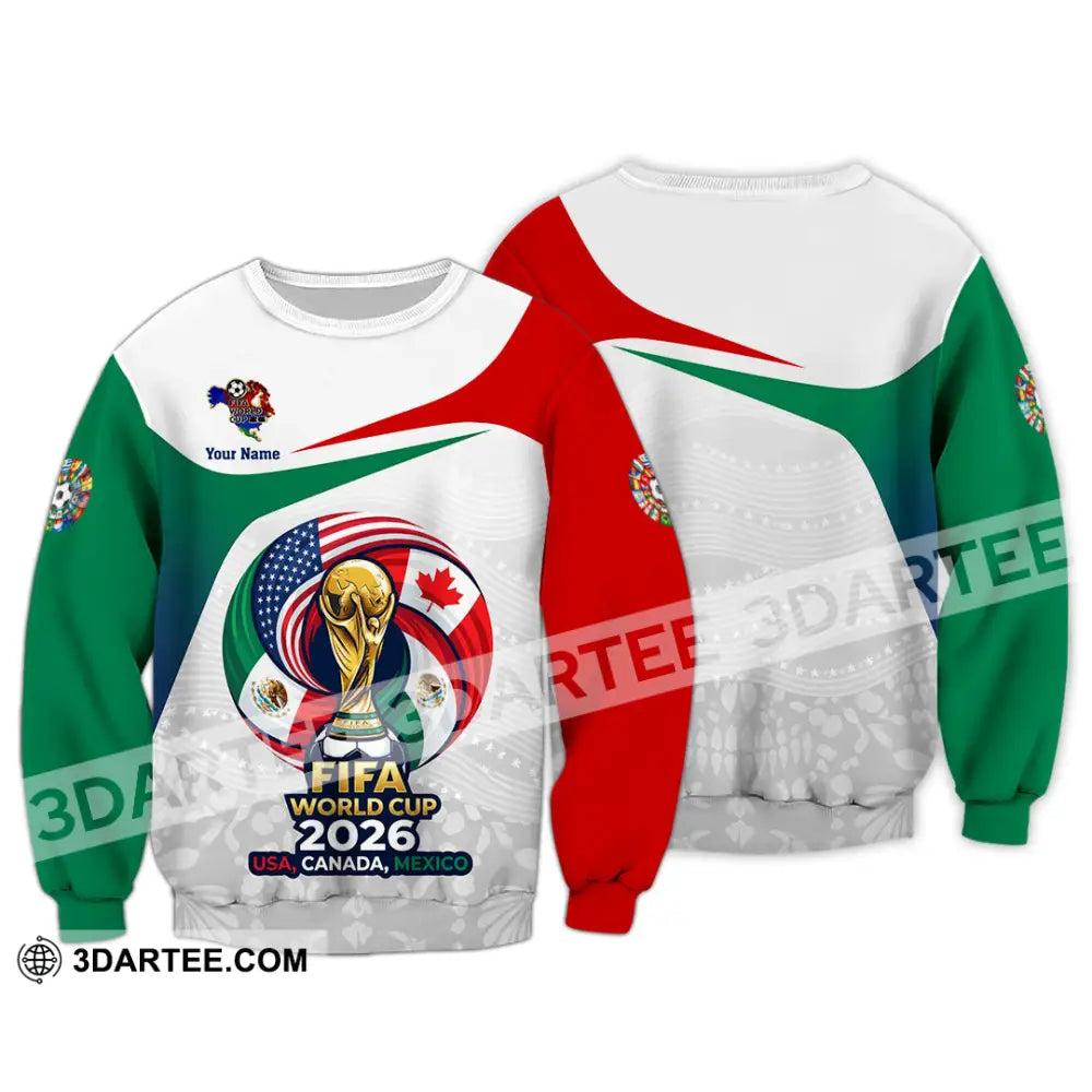 Unisex Shirt - Custom World Cup 2026 3D Shirt - Long Sleeve / S - T-shirt