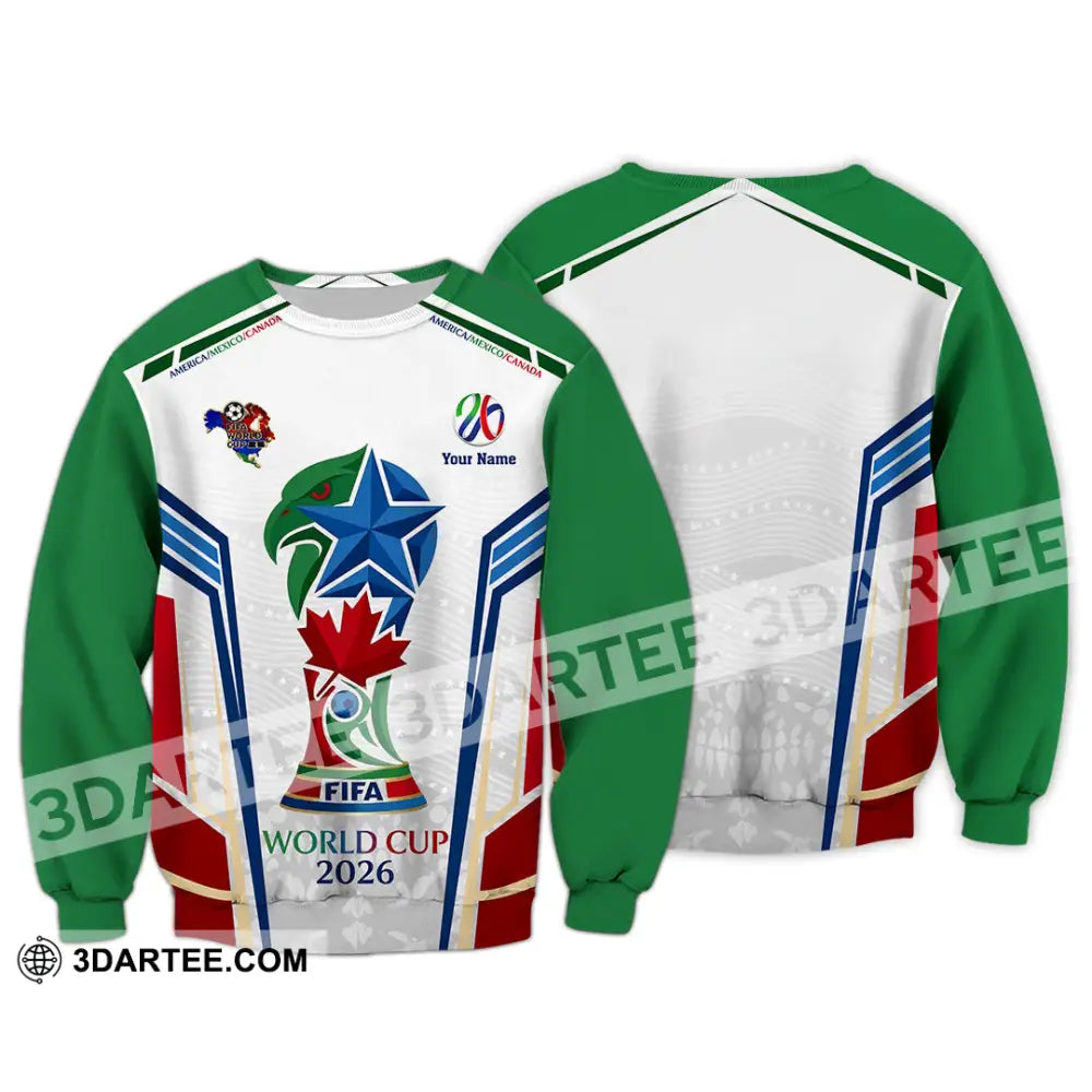 Unisex Shirt - Custom World Cup 2026 3D Shirt - Long Sleeve / S - T-shirt