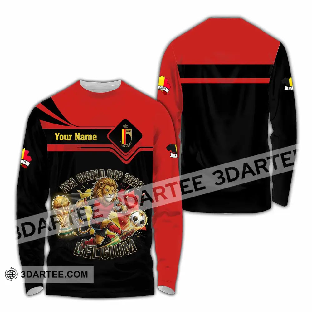 Unisex Shirt - Custom World Cup 2026 3D Shirt Long Sleeve Shirt / S T-shirt