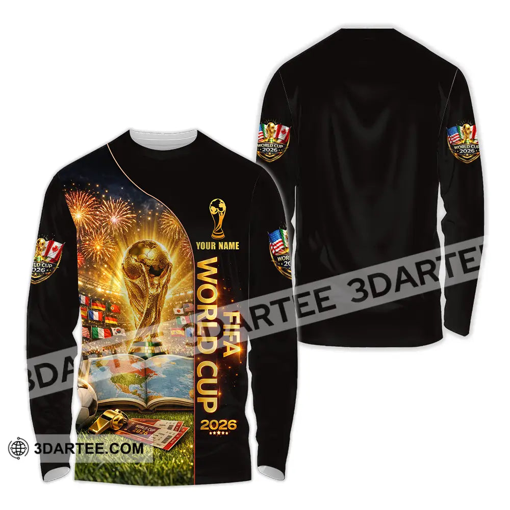 Unisex Shirt - Custom World Cup 2026 3D Shirt Long Sleeve Shirt / S T-shirt