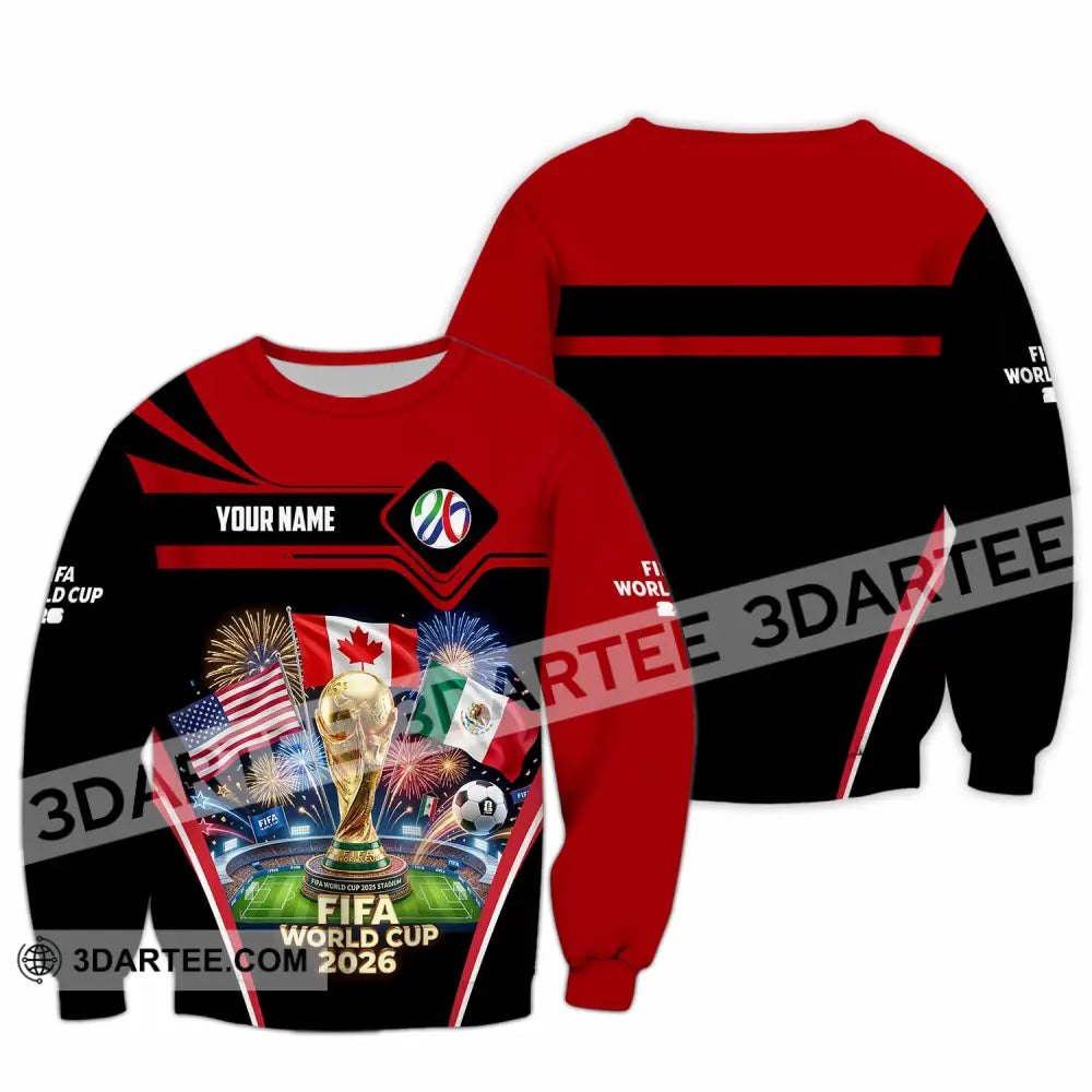 Unisex Shirt - Custom World Cup 2026 3D Shirt Long Sleeve / S T-shirt