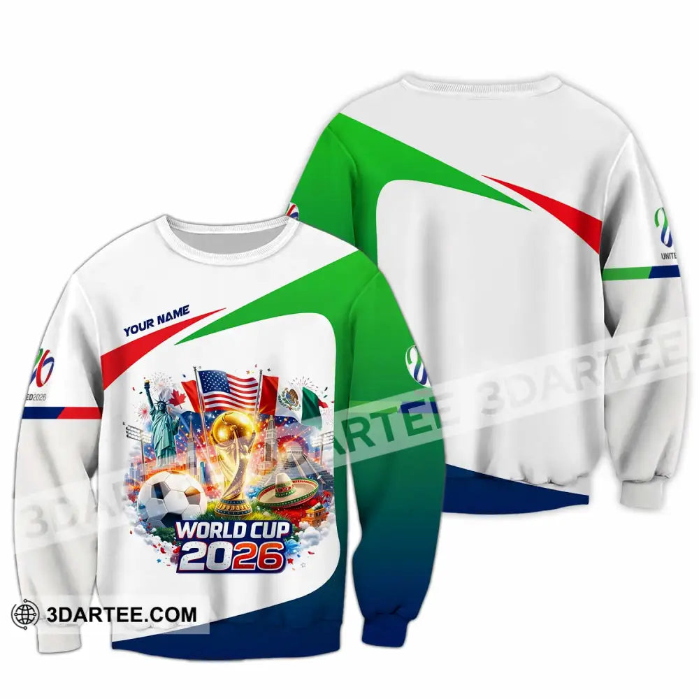 Unisex Shirt - Custom World Cup 2026 3D Shirt Long Sleeve / S T-shirt