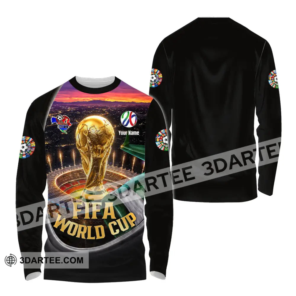 Unisex Shirt - Custom World Cup 2026 3D Shirt - Long Sleeve Shirt / S - T-shirt