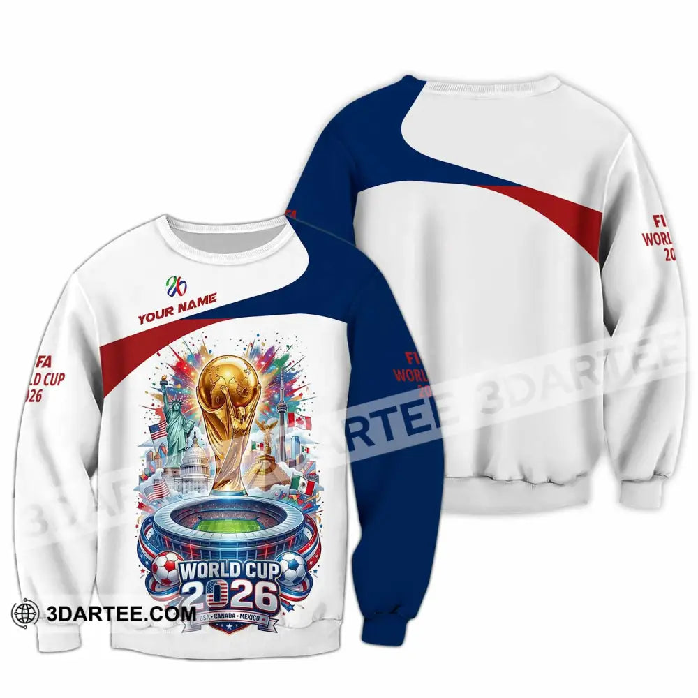 Unisex Shirt - Custom World Cup 2026 3D Shirt - Long Sleeve / S - T-shirt