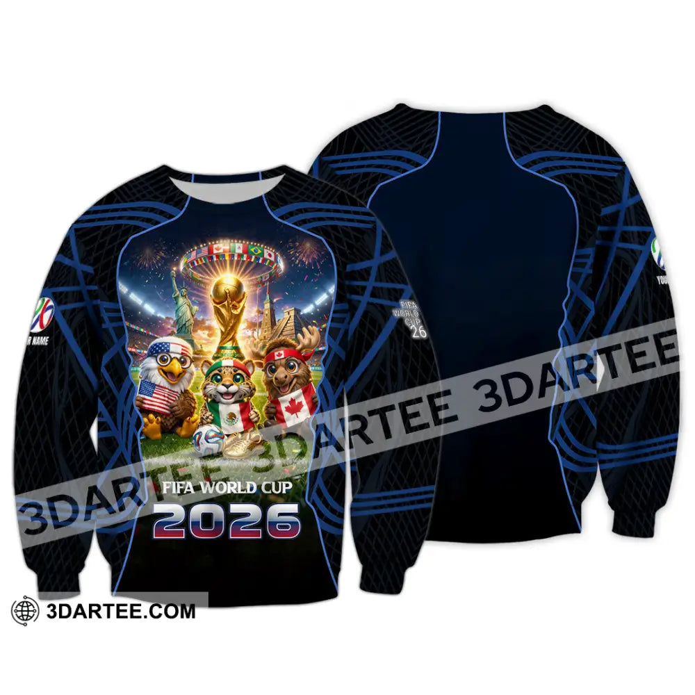 Unisex Shirt - Custom World Cup 2026 3D Shirt Long Sleeve / S T-shirt
