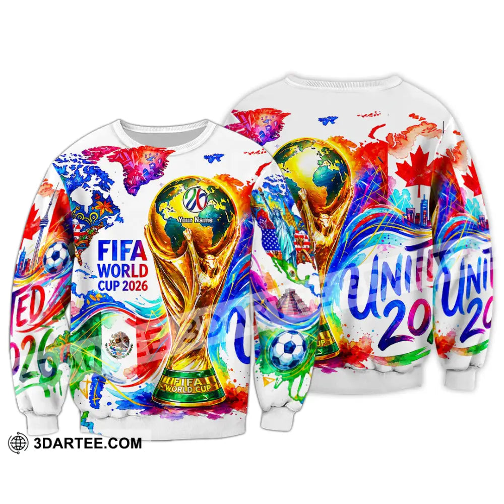Unisex Shirt - Custom World Cup 2026 3D Shirt - Long Sleeve / S - T-shirt