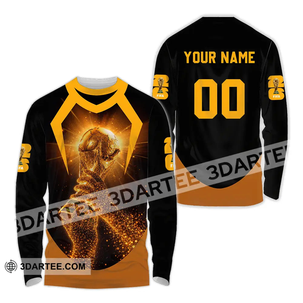 Unisex Shirt - Custom World Cup 2026 3D Shirt Long Sleeve Shirt / S T-shirt