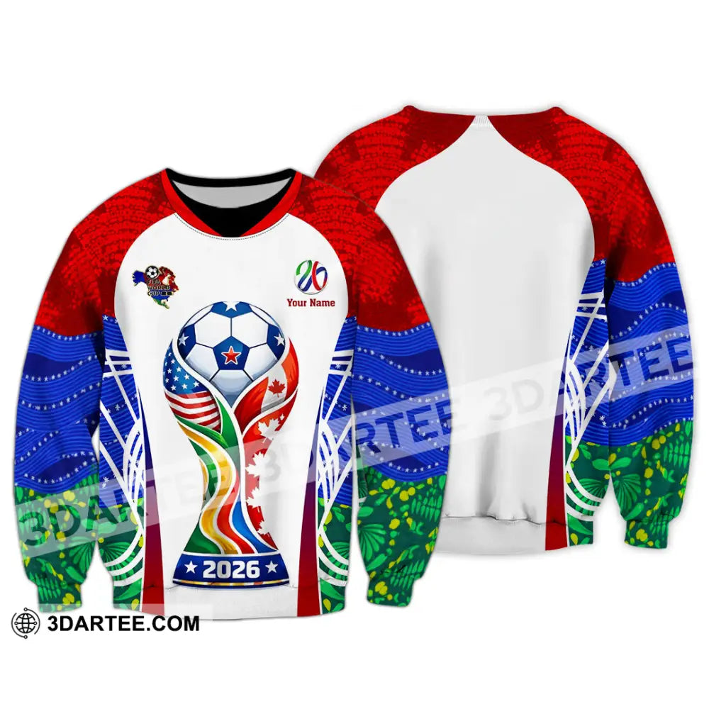 Unisex Shirt - Custom World Cup 2026 3D Shirt - Long Sleeve / S - T-shirt