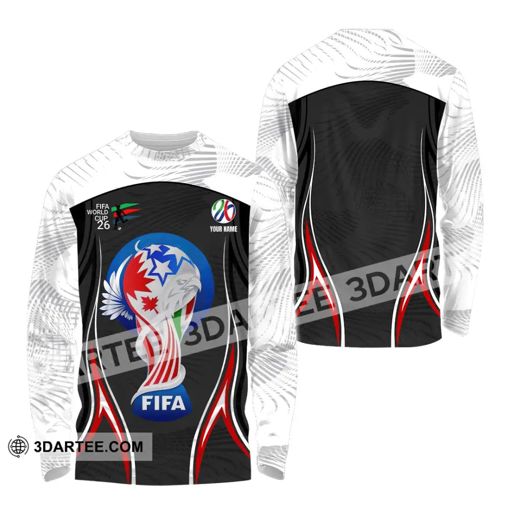 Unisex Shirt - Custom World Cup 2026 3D Shirt Long Sleeve Shirt / S T-shirt