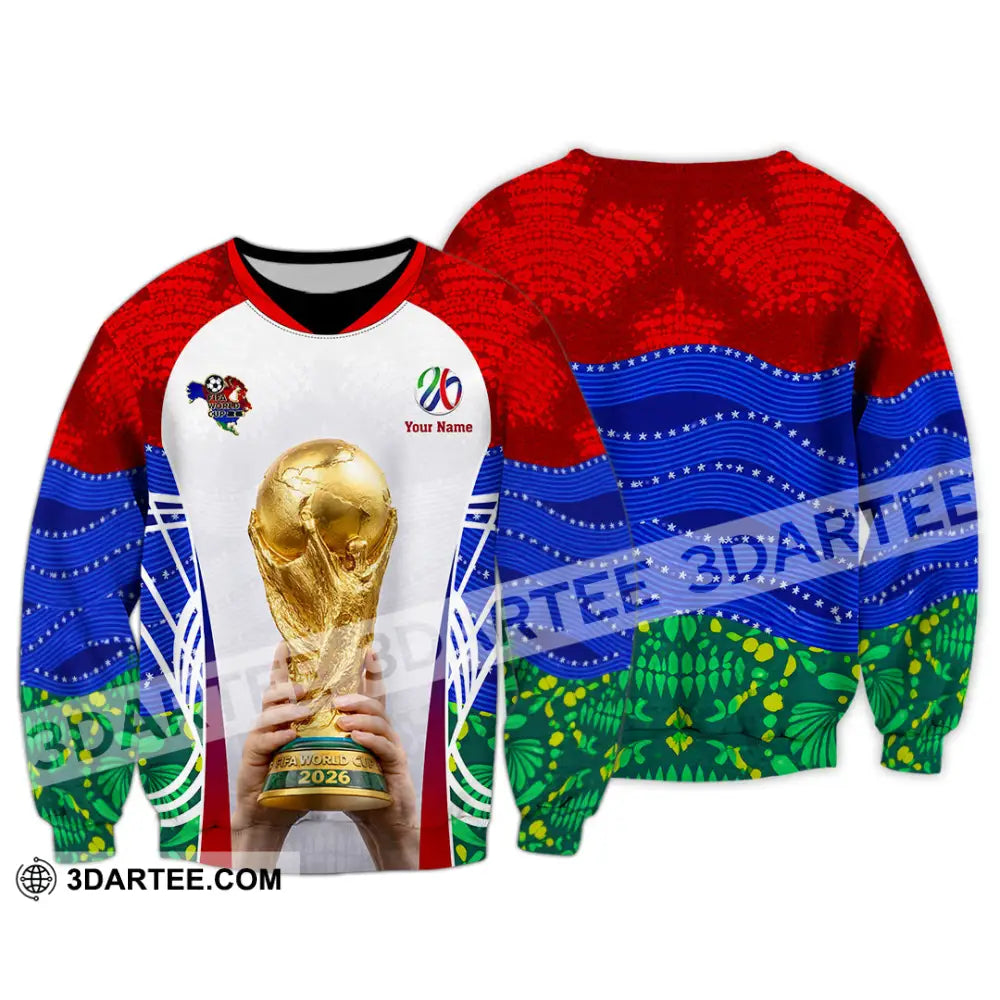 Unisex Shirt - Custom World Cup 2026 3D Shirt - Long Sleeve / S - T-shirt