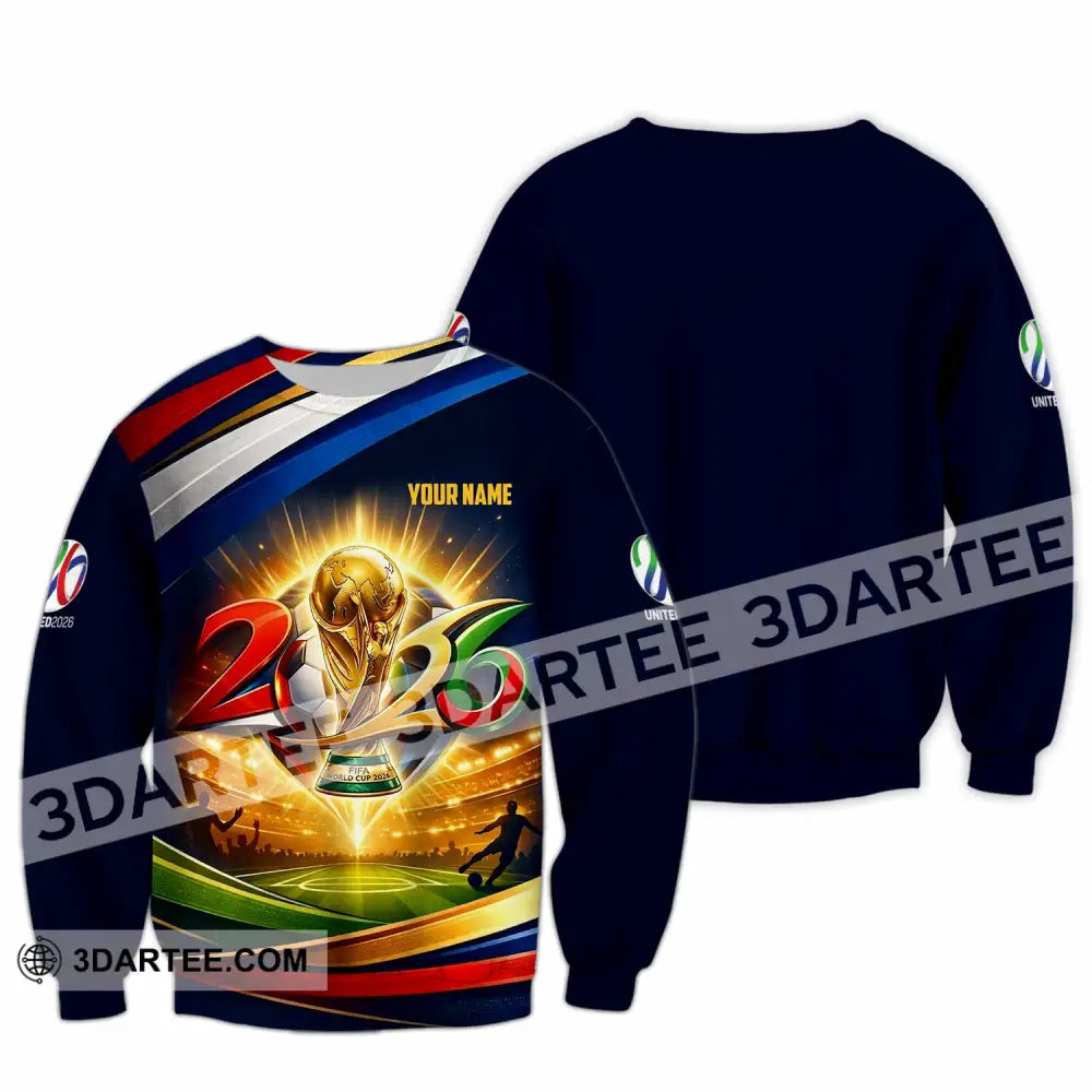 Unisex Shirt - Custom World Cup 2026 3D Shirt - Long Sleeve / S - T-shirt
