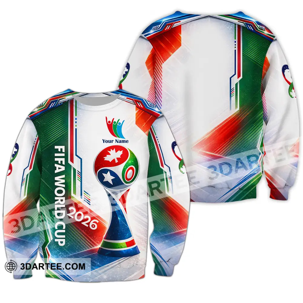 Unisex Shirt - Custom World Cup 2026 3D Shirt Long Sleeve / S T-shirt