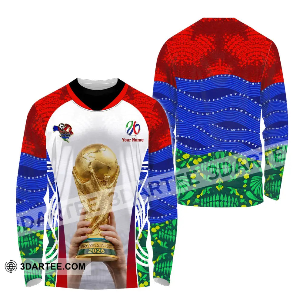 Unisex Shirt - Custom World Cup 2026 3D Shirt - Long Sleeve Shirt / S - T-shirt