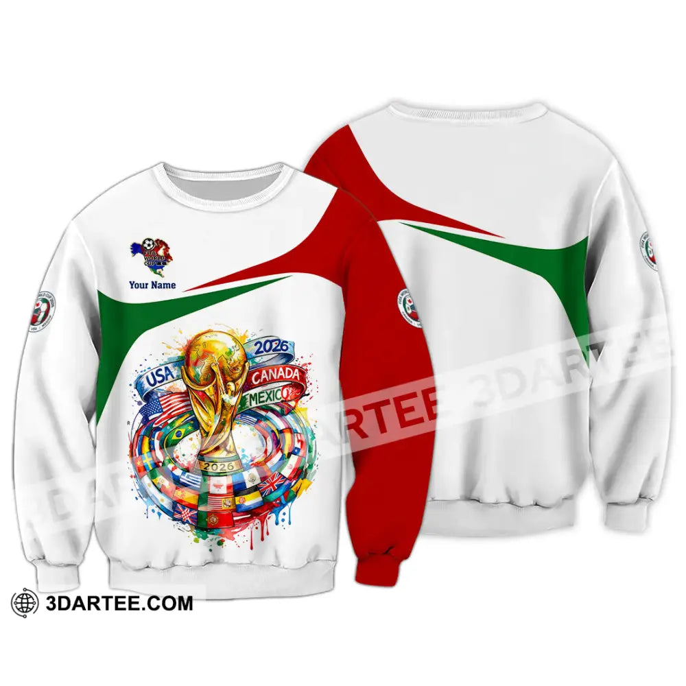 Unisex Shirt - Custom World Cup 2026 3D Shirt - Long Sleeve / S - T-shirt