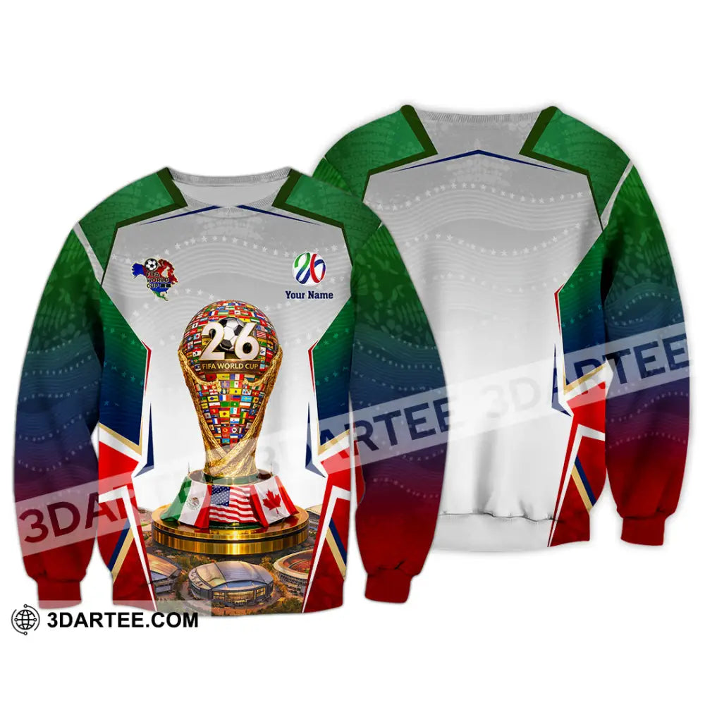 Unisex Shirt - Custom World Cup 2026 3D Shirt - Long Sleeve / S - T-shirt