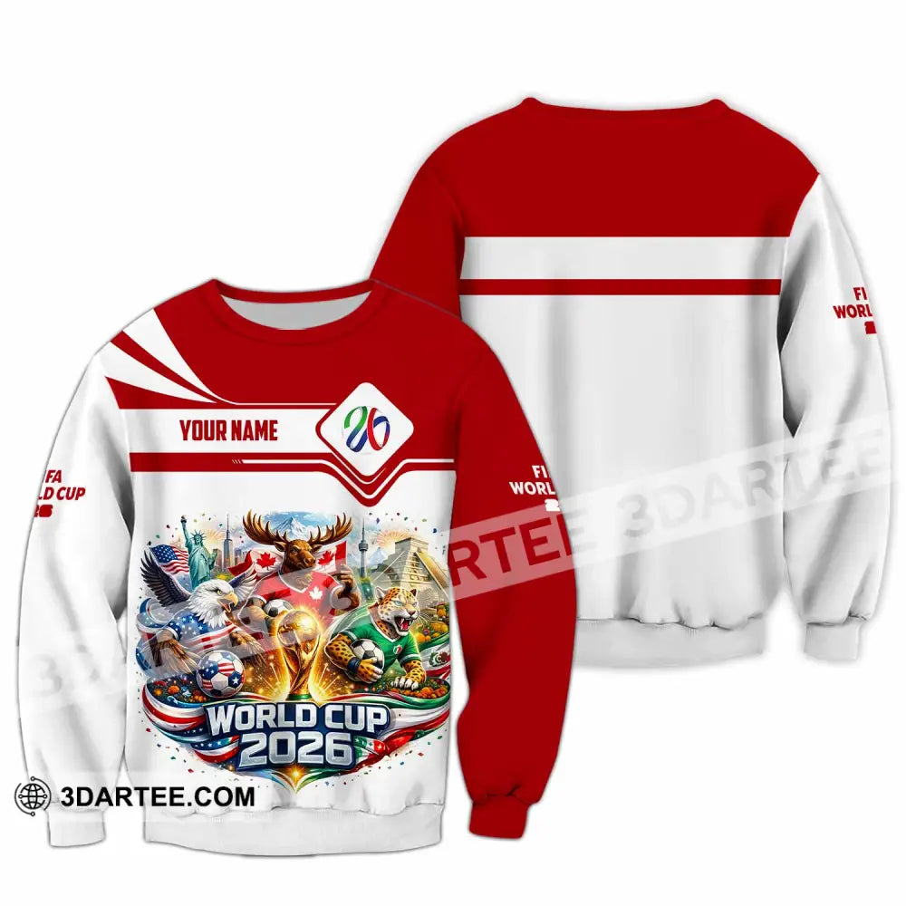 Unisex Shirt - Custom World Cup 2026 3D Shirt Long Sleeve / S T-shirt
