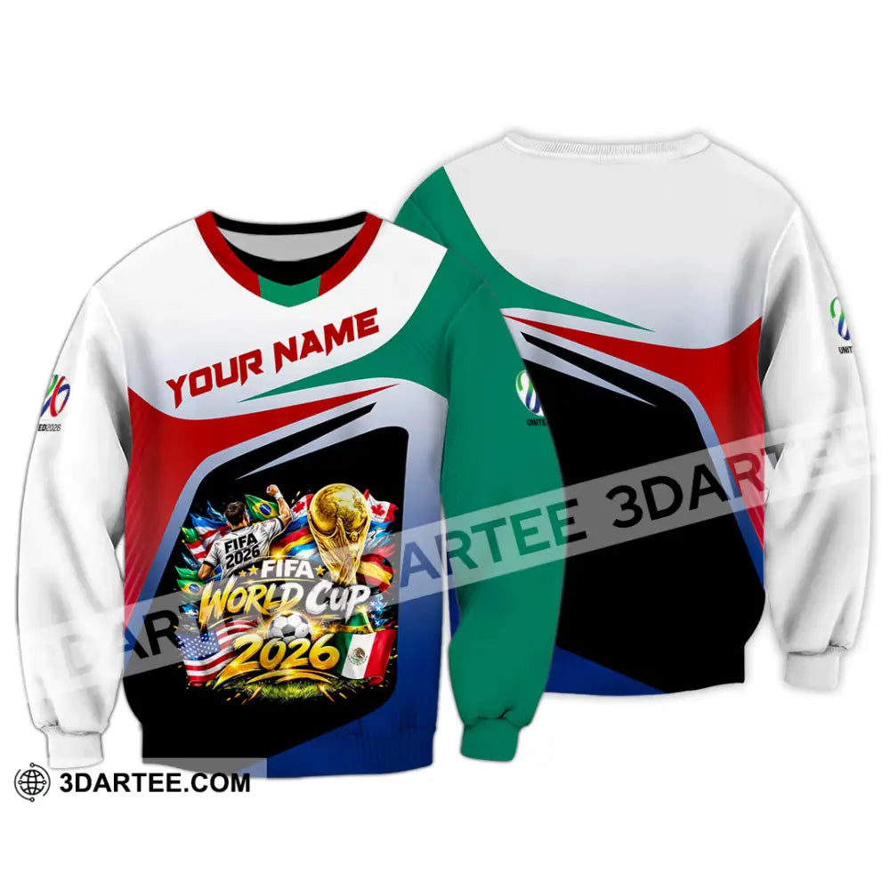 Unisex Shirt - Custom World Cup 2026 3D Shirt - Long Sleeve / S - T-shirt