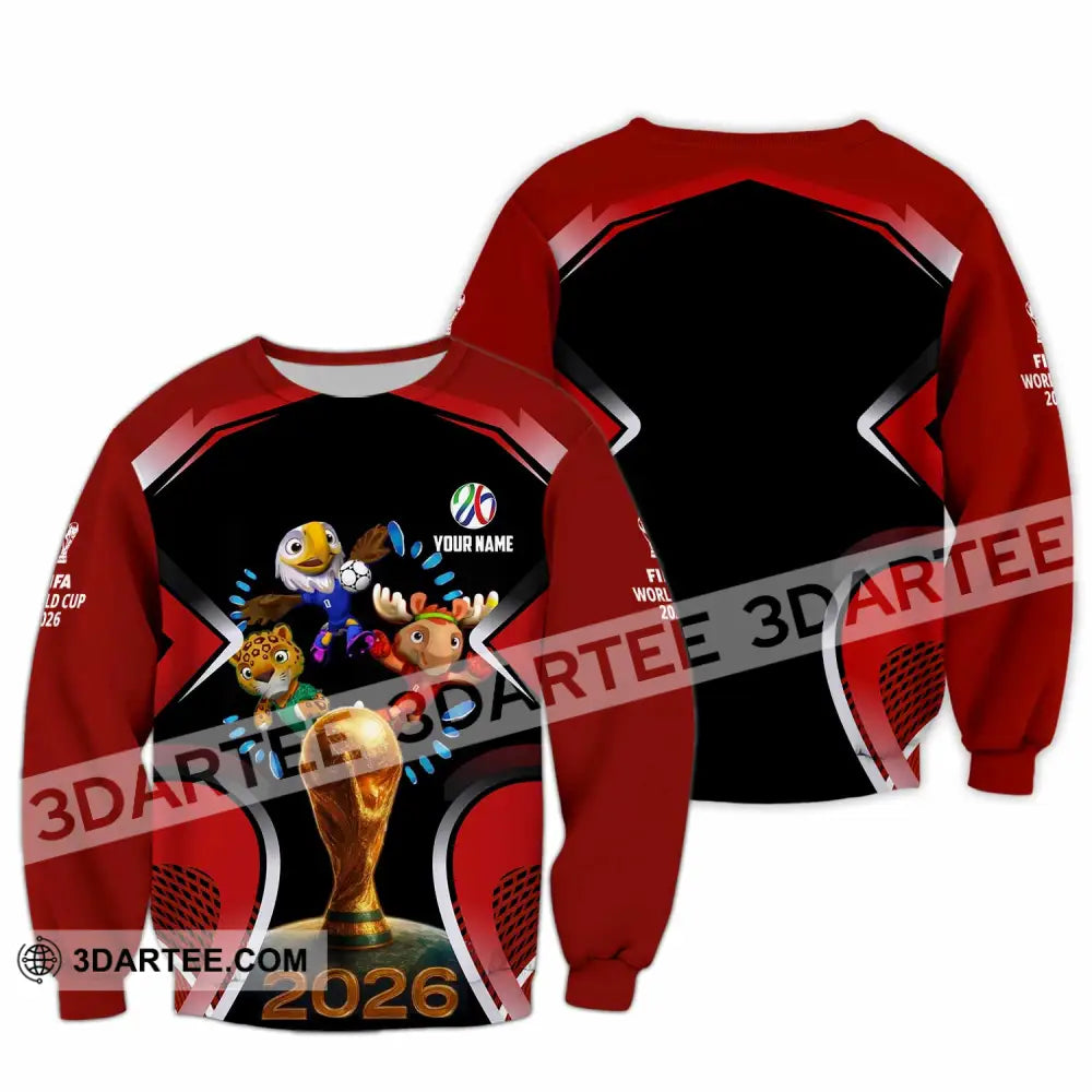 Unisex Shirt - Custom World Cup 2026 3D Shirt - Long Sleeve / S - T-shirt