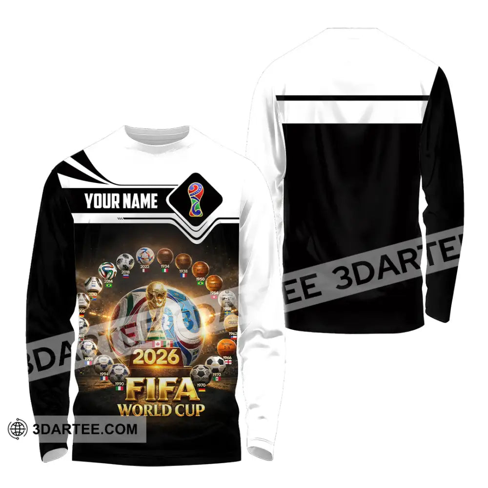 Unisex Shirt - Custom World Cup 2026 3D Shirt - Long Sleeve Shirt / S - T-shirt
