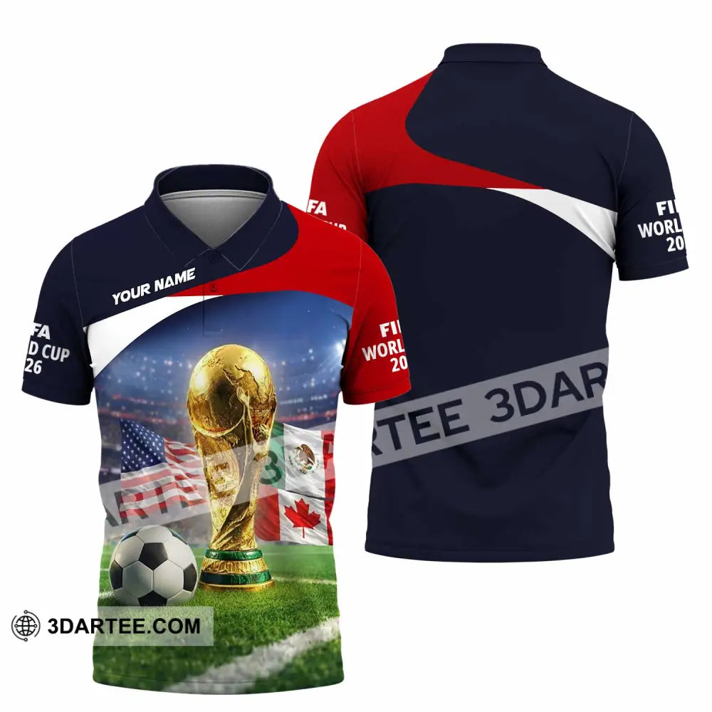 Unisex Shirt - Custom World Cup 2026 3D Shirt Polo Shirt / S T-shirt