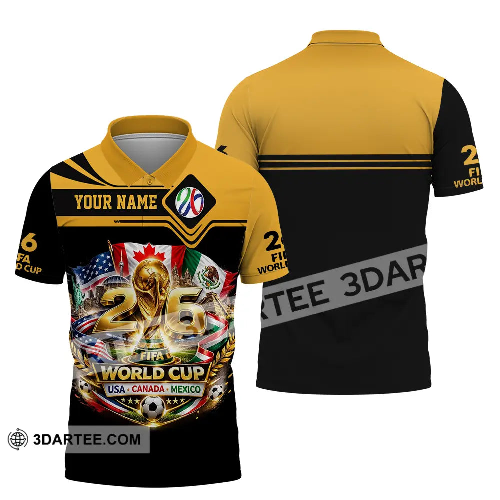 Unisex Shirt - Custom World Cup 2026 3D Shirt - Polo Shirt / S - T-shirt