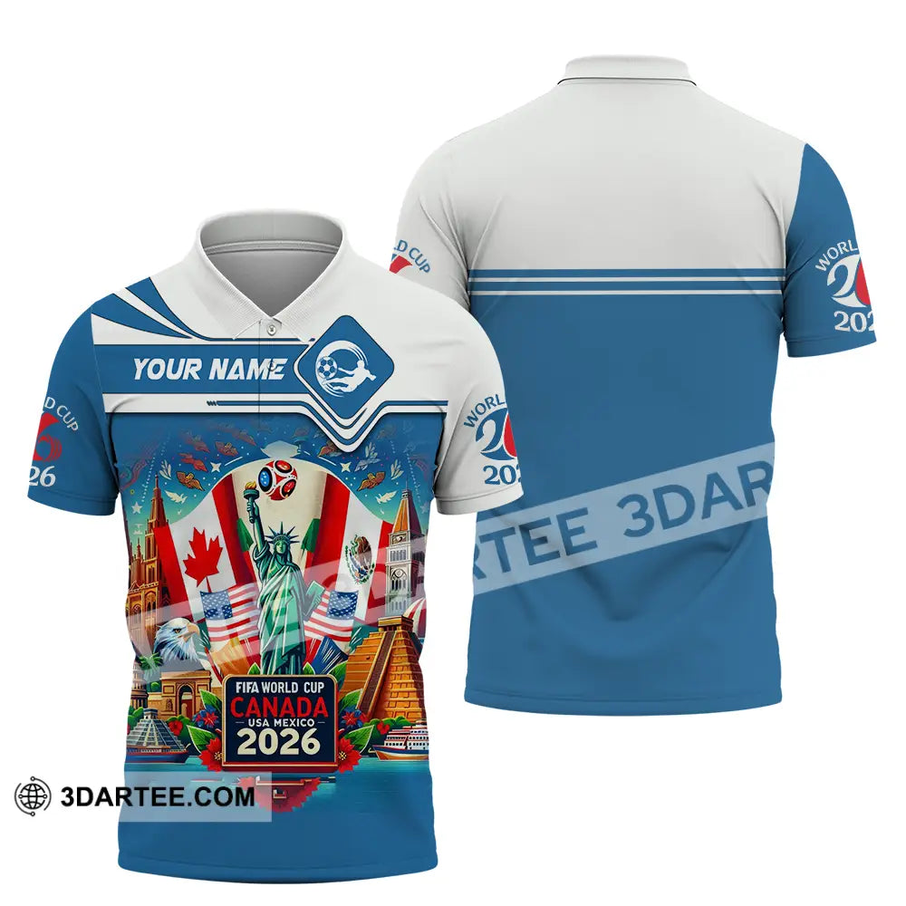 Unisex Shirt - Custom World Cup 2026 3D Shirt Polo Shirt / S T-shirt