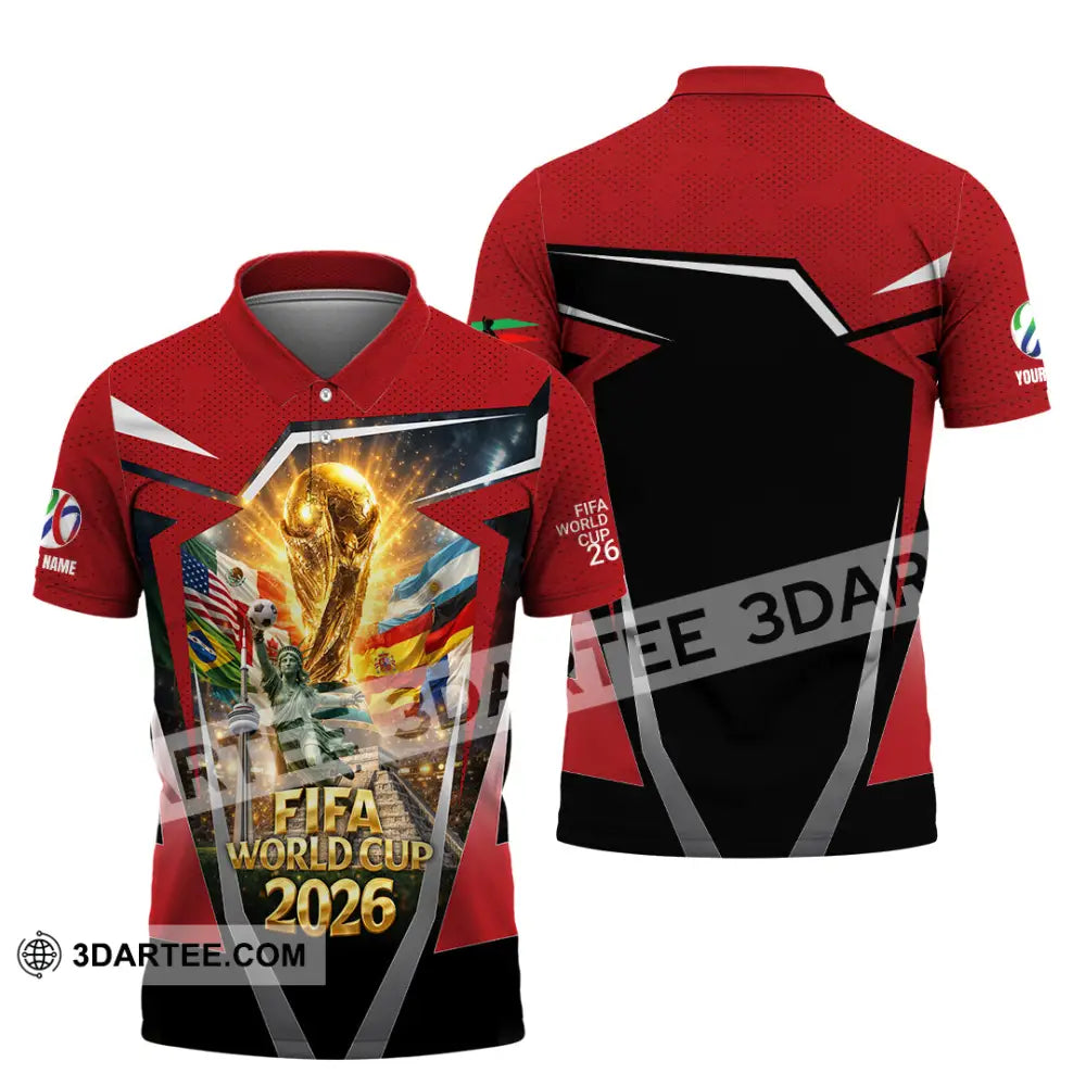 Unisex Shirt - Custom World Cup 2026 3D Shirt Polo Shirt / S T-shirt
