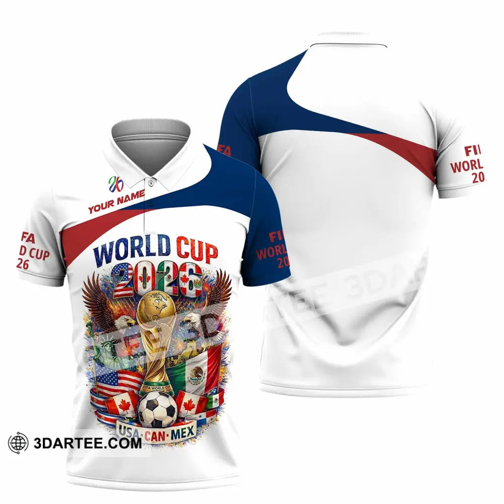 Unisex Shirt - Custom World Cup 2026 3D Shirt - Polo Shirt / S - T-shirt