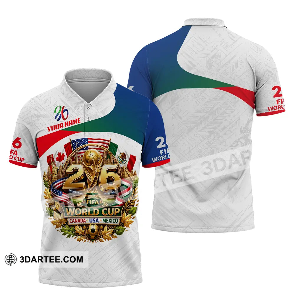 Unisex Shirt - Custom World Cup 2026 3D Shirt - Polo Shirt / S - T-shirt